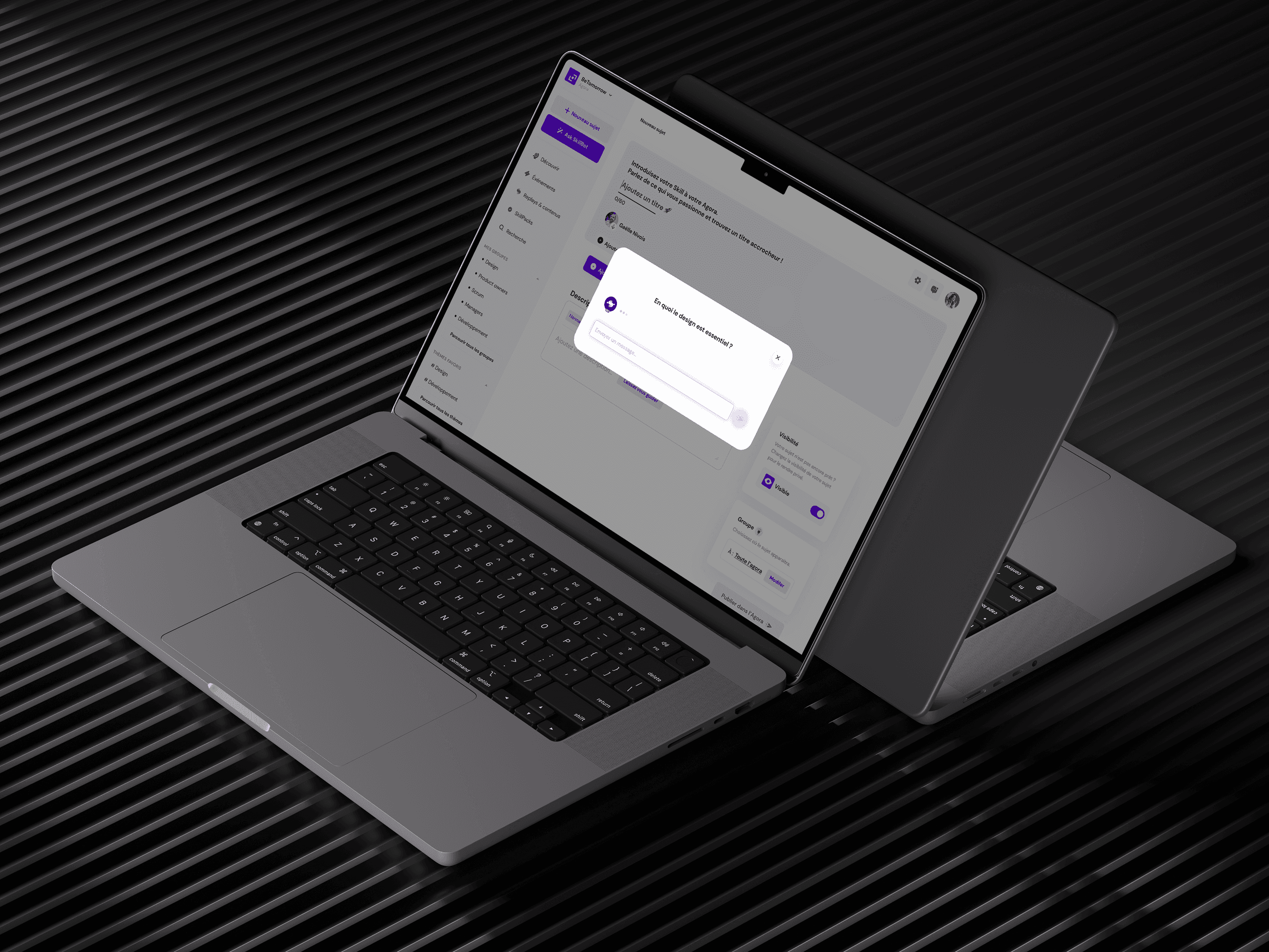 Mock-up Skillagora Mock-up Skillagora pour page POC