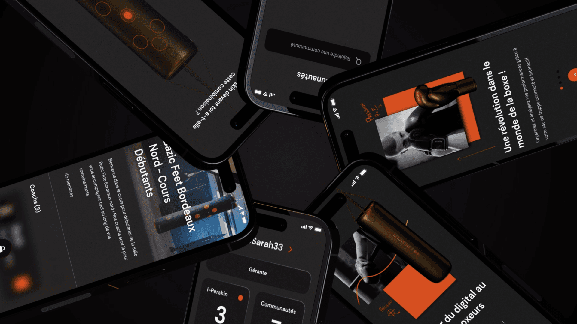 Ecrans mobiles application I-percut