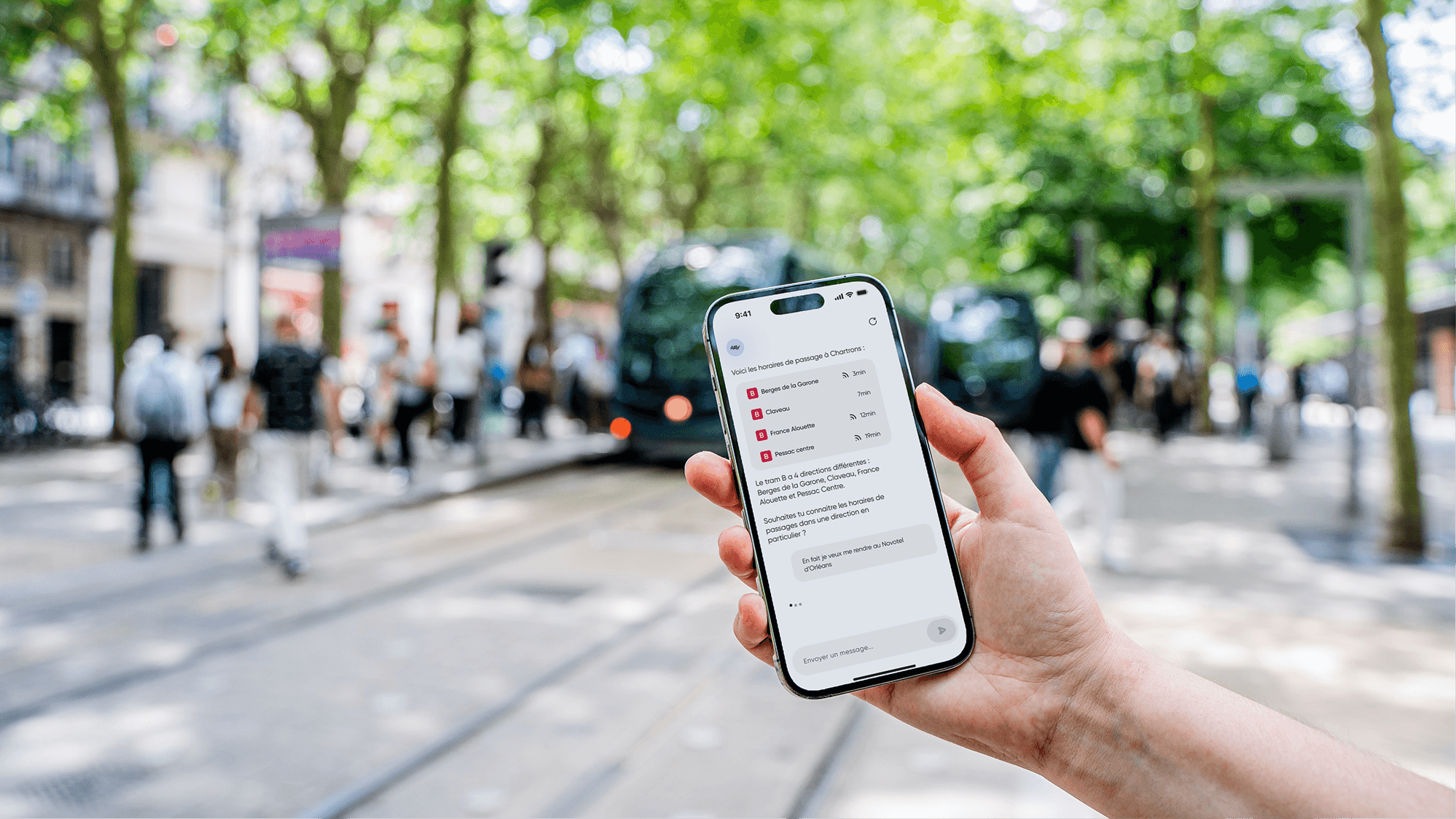 Page POC Ally - Image principale Ally utilisé dans l'application TBM