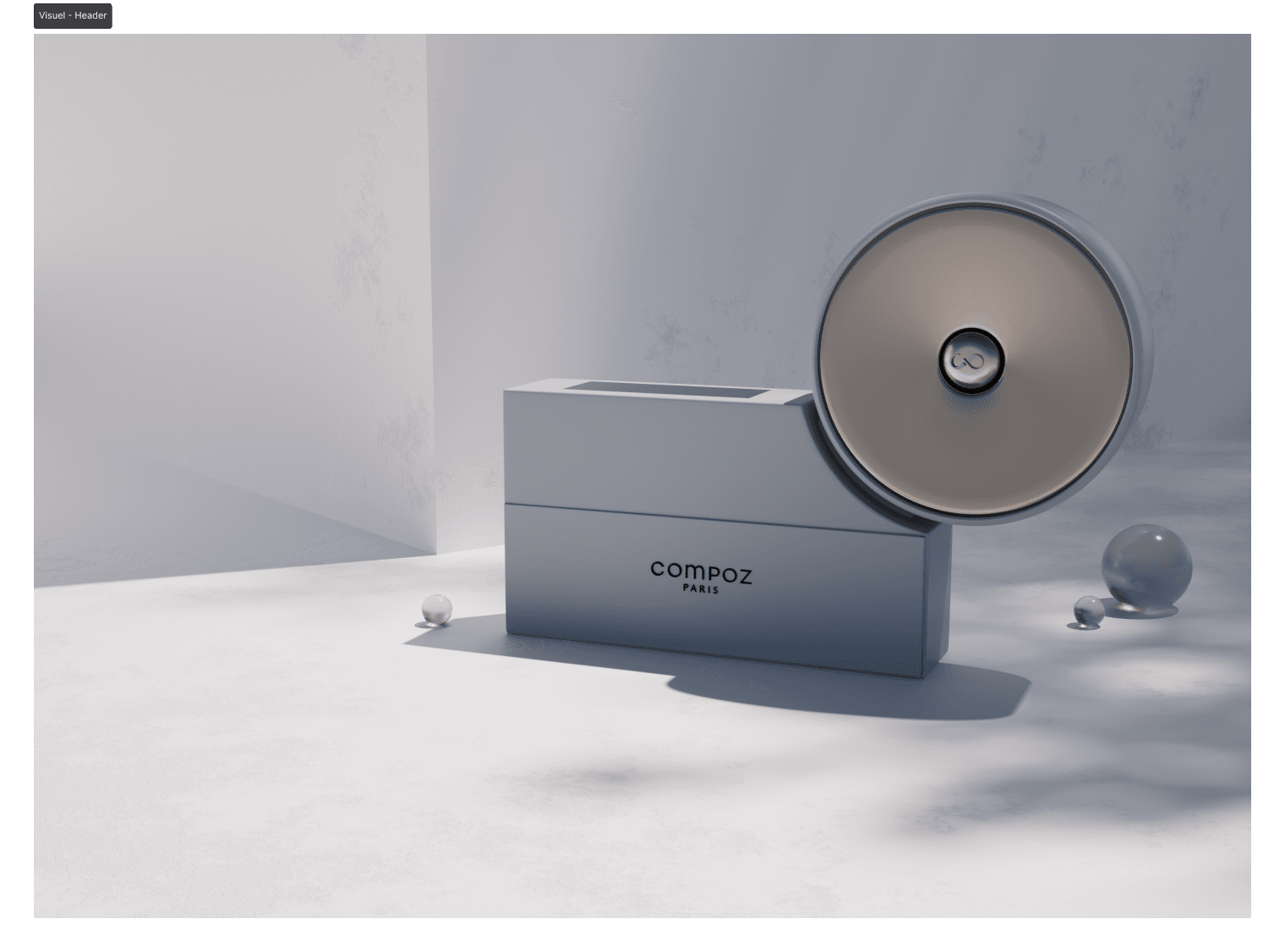 Compoz - Header Compoz app illustration